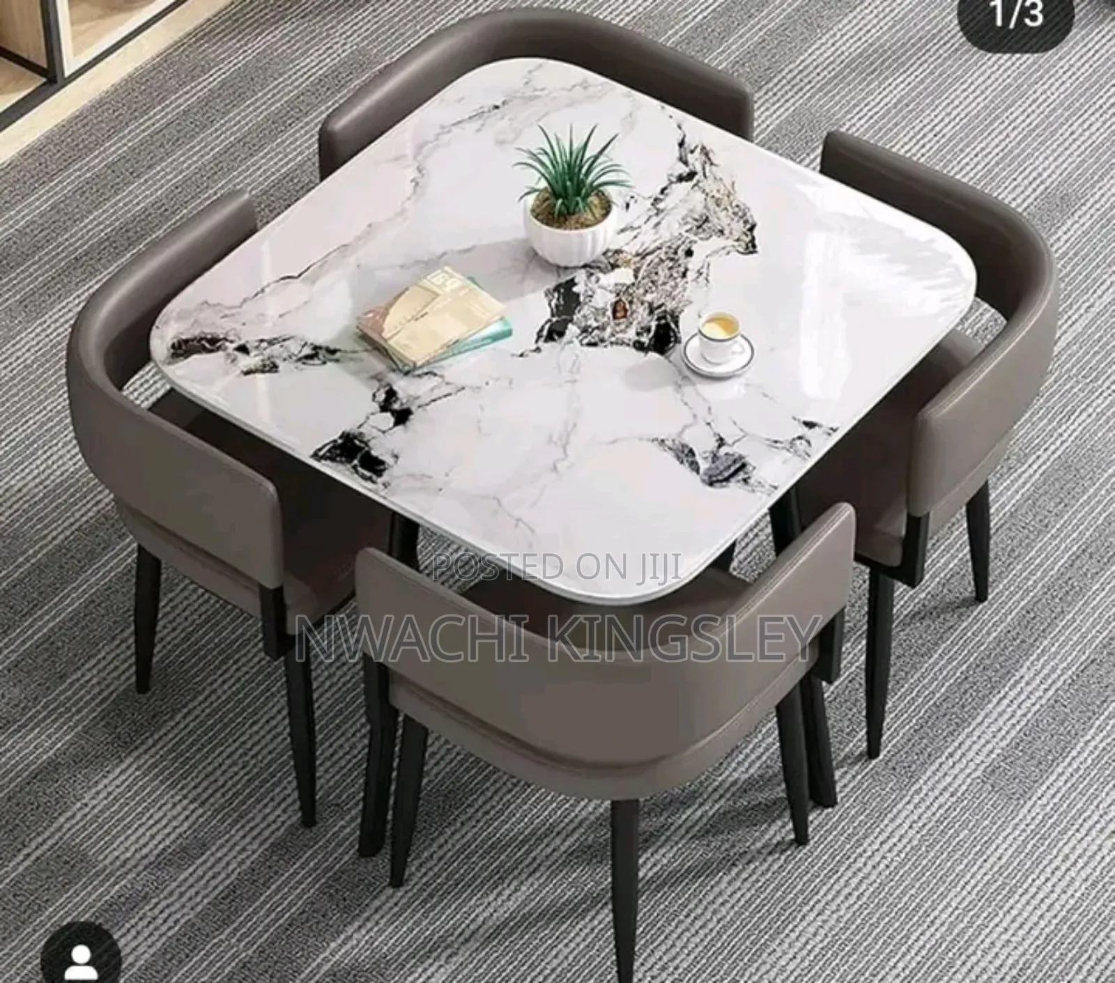 Strong Foreign Dining Table With Four Chair