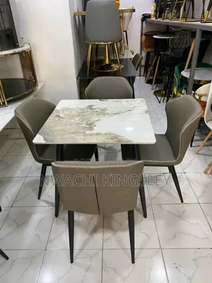 Strong Foreign Dining Table With Four Chair