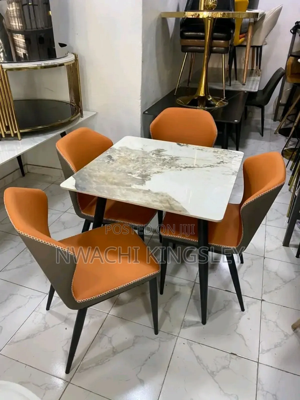 Strong Foreign Dining Table With Four Chair