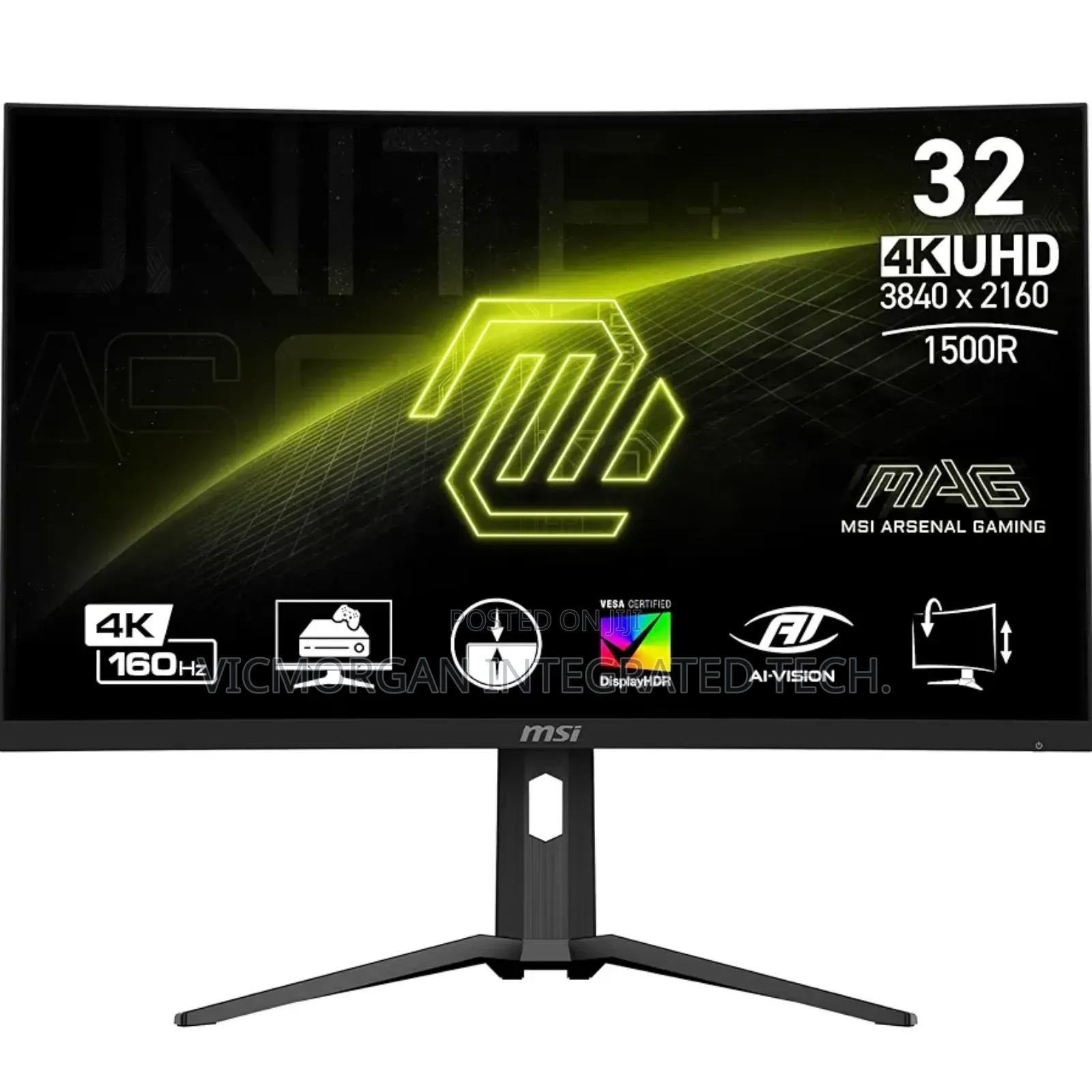 Msimag321cup 32-Inch 3840 X 2160 Uhd Va Panel, Gaming Monitor 160hz