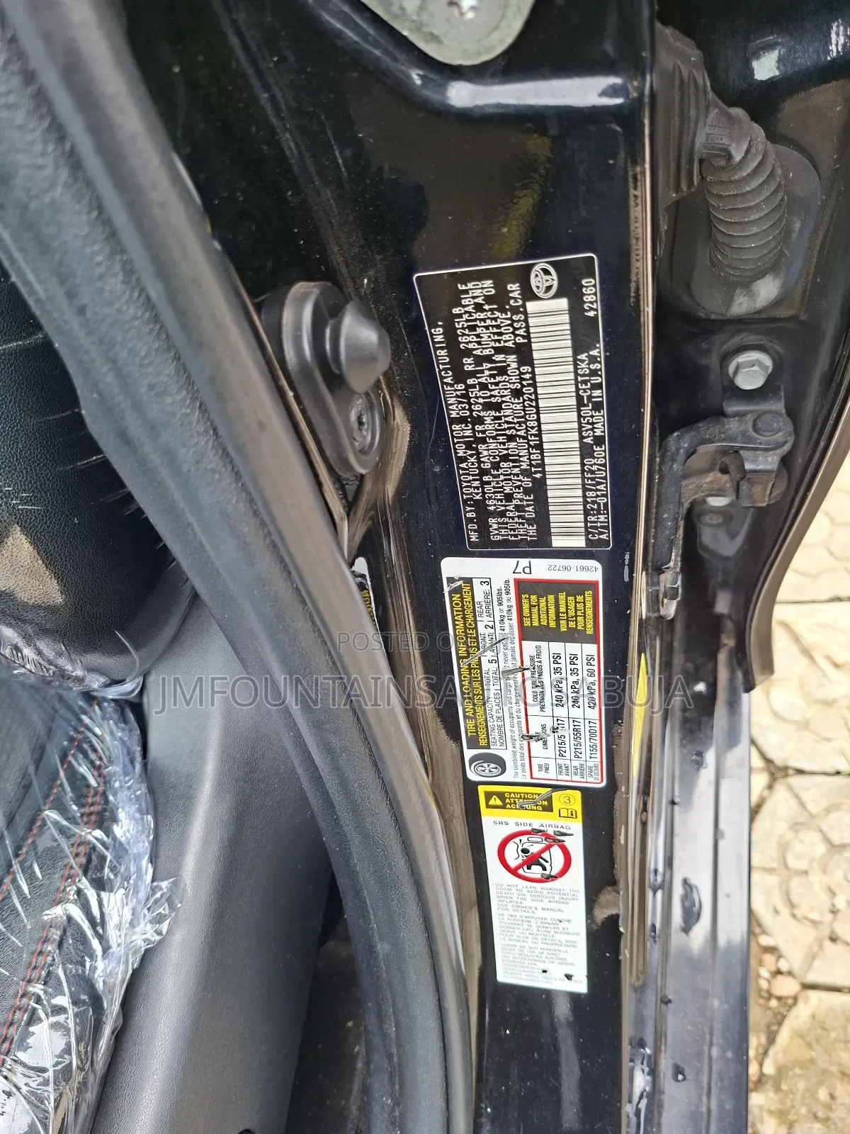 Toyota Camry 2016 Black