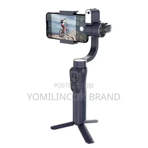 Porodo 3-Axis Gimbal Stabilizer Ai Tracker, With Fill Light, 360 Auto-