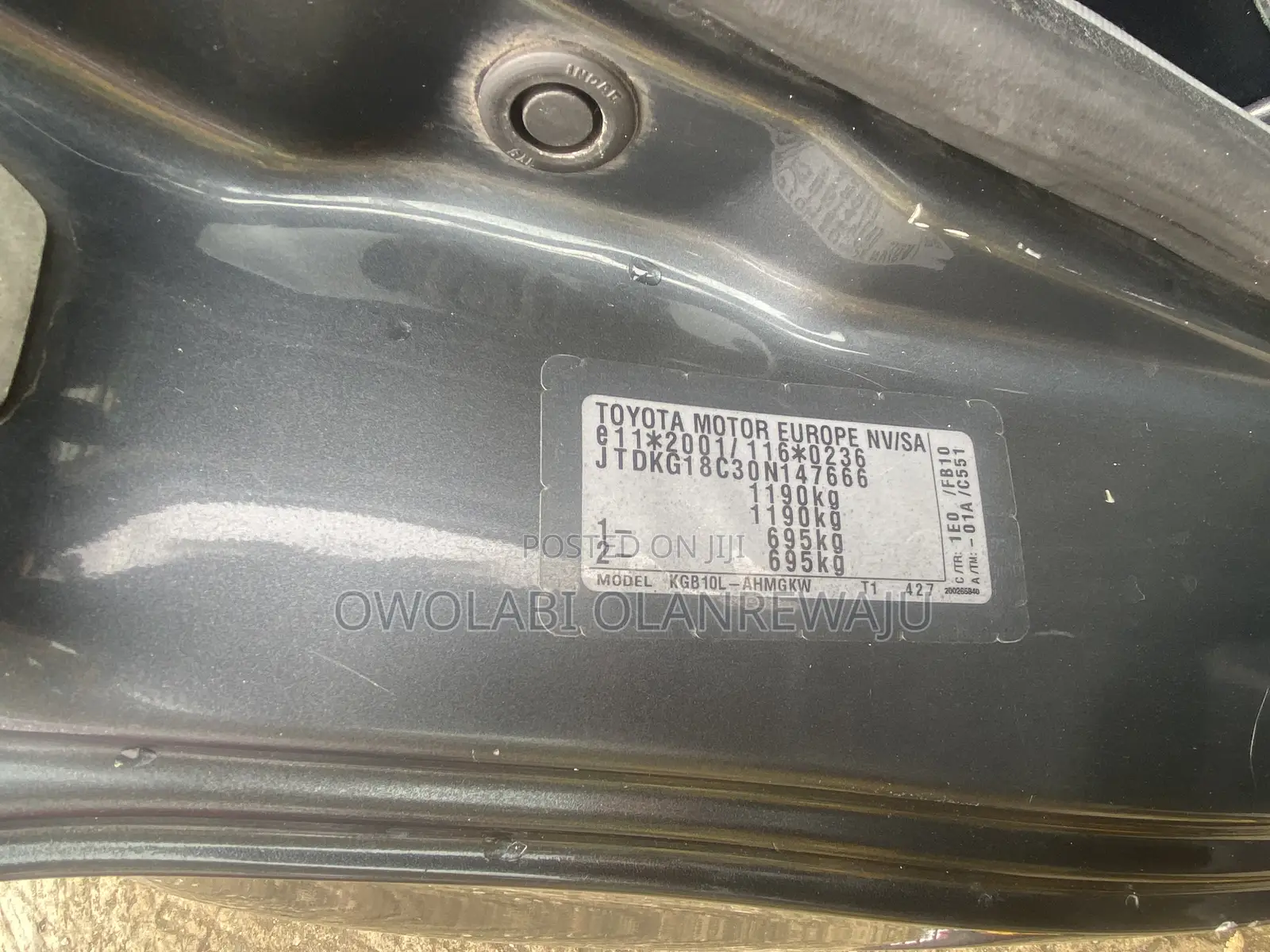 Toyota Aygo 2003 Gray