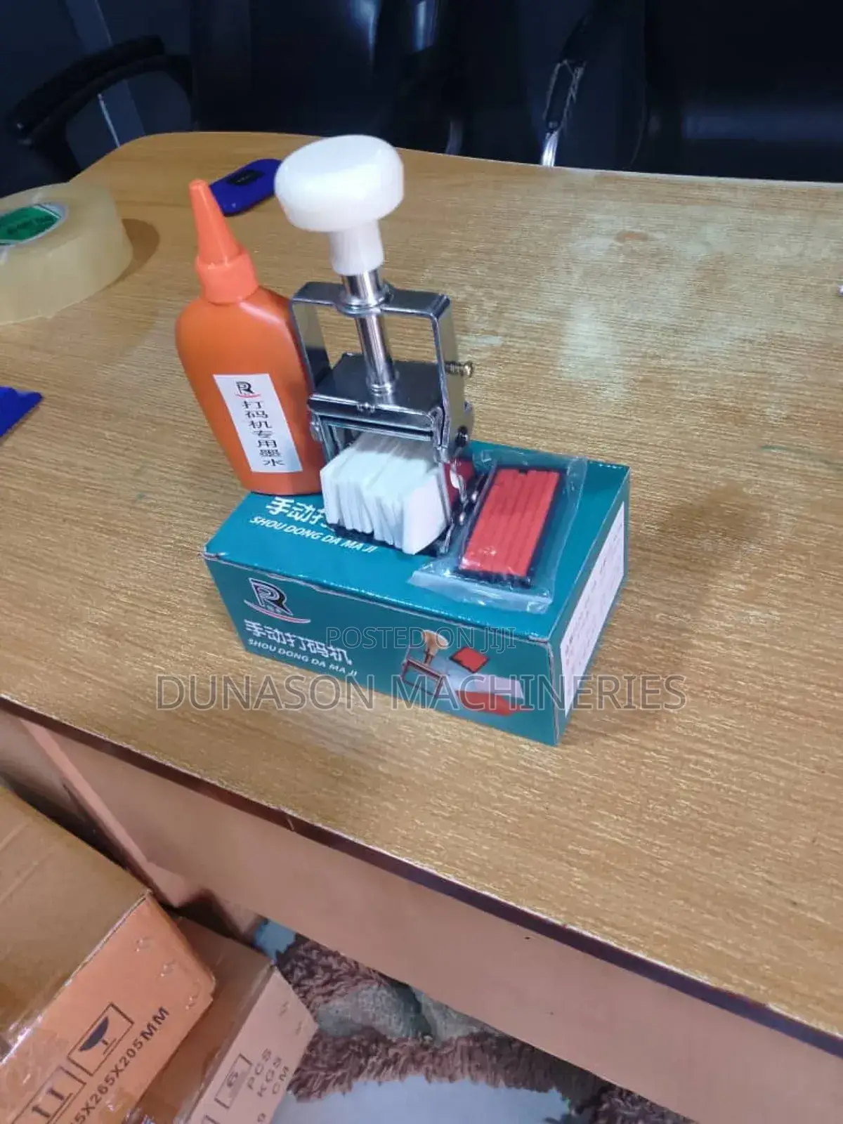 Manual Stamp Ink Coding Machine