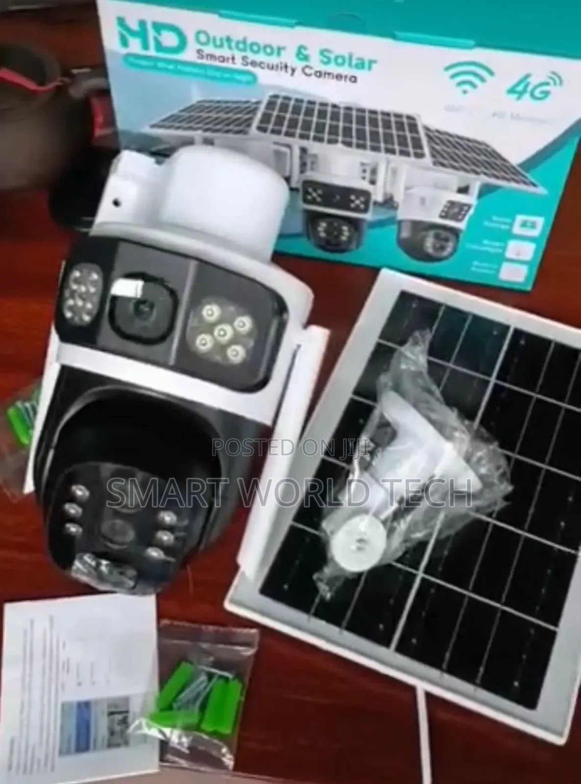 Dual Lens 4g Solar Camera Hd