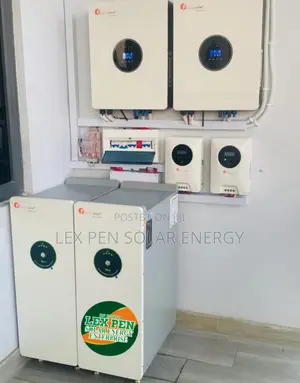 Complete Set of 15kwh X2=30kwh Lithium B and 12kva Felicty In