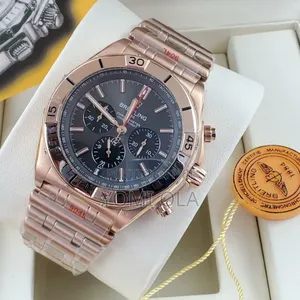 Breitling Chronograph Gold Wristwatch