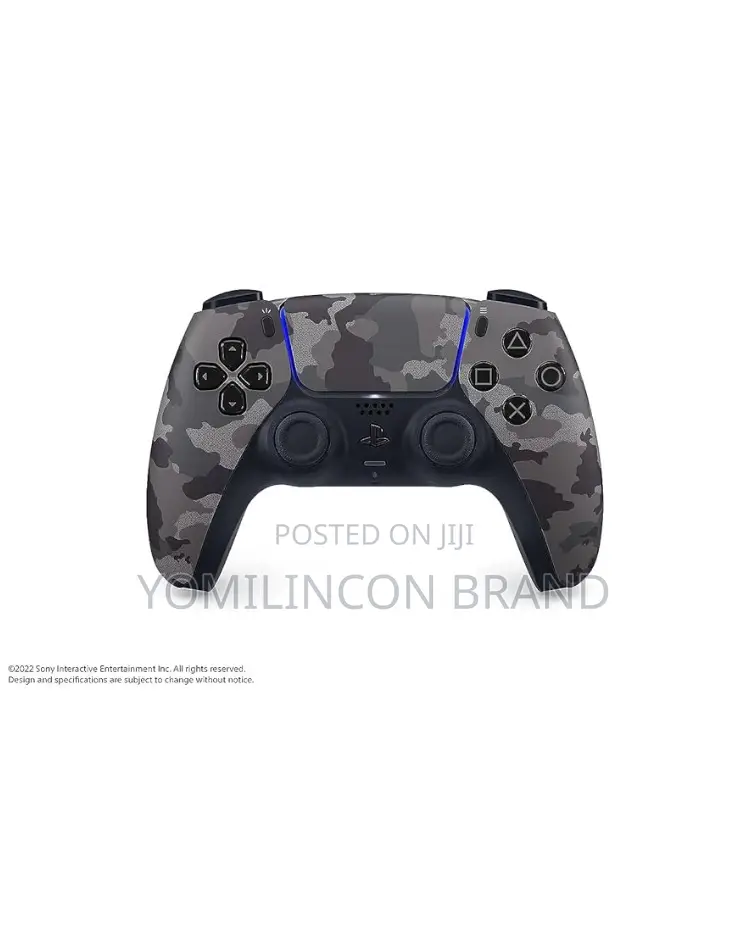 Playstation Sony 5 Dualsense Wireless Controller - Gray Camouflage