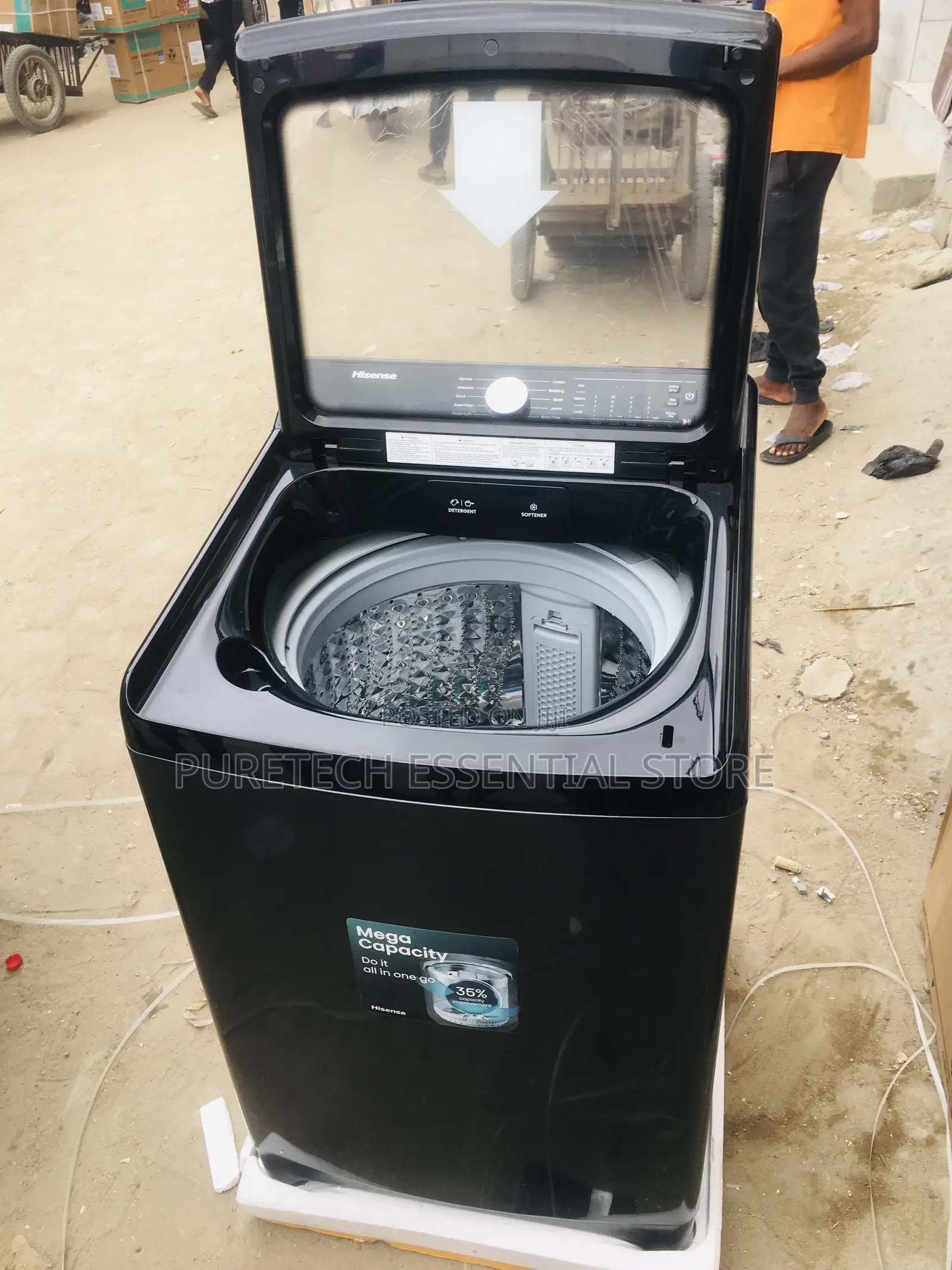 New Hisense 17kg Automatic Top Load Washing Machine