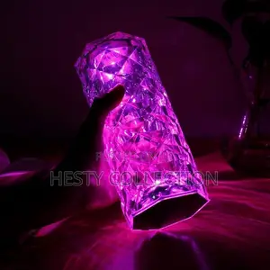 Rechargeable Diamond Bedside Table Lamp Decor