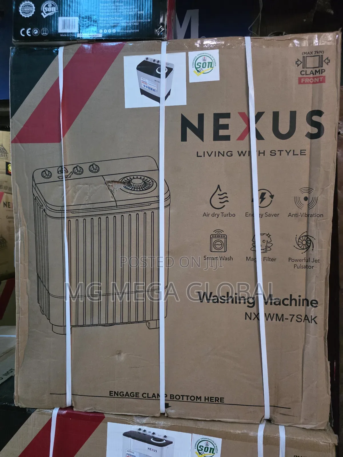 Nexus 7kg Semi-Automatic Washing Machine