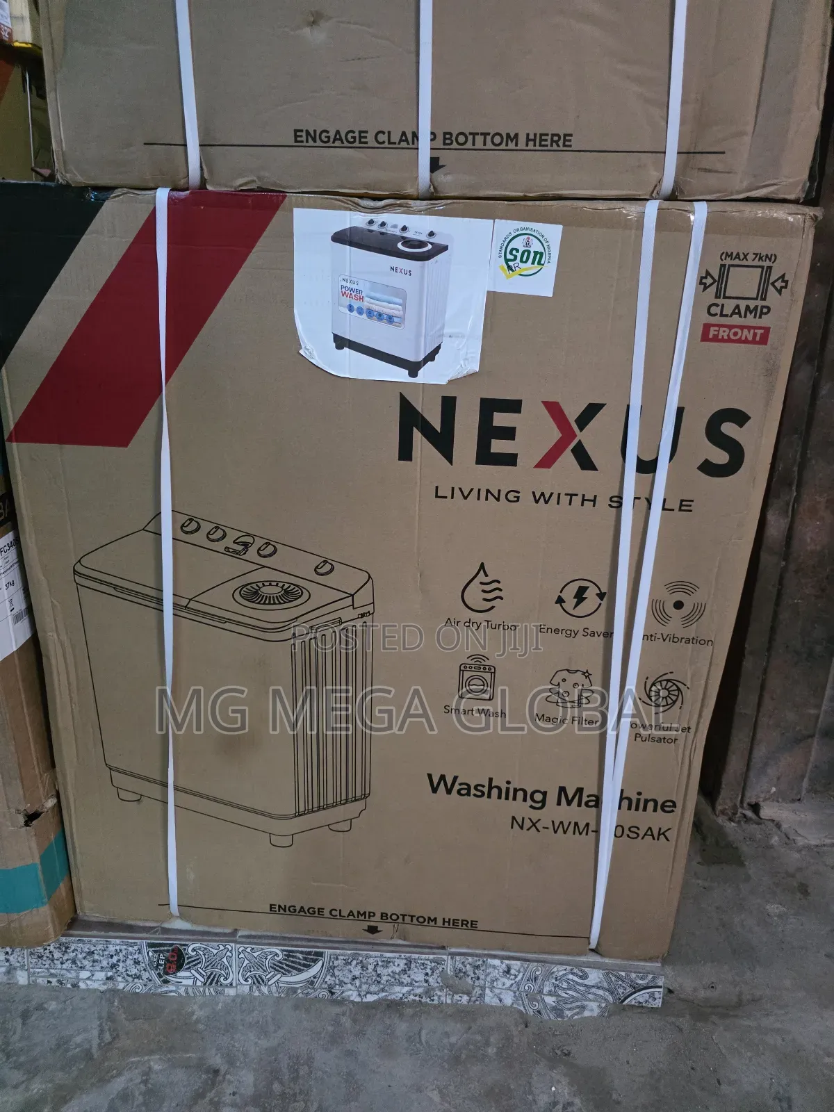 Nexus 10kg Semi-Automatic Washing Machine
