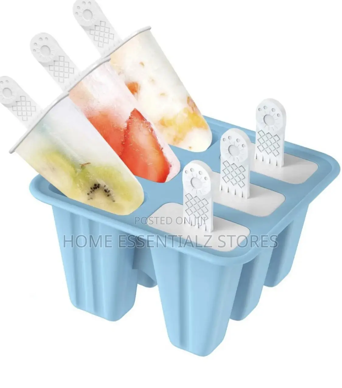 Silicone Popsicle Mould With Paddle Sticks