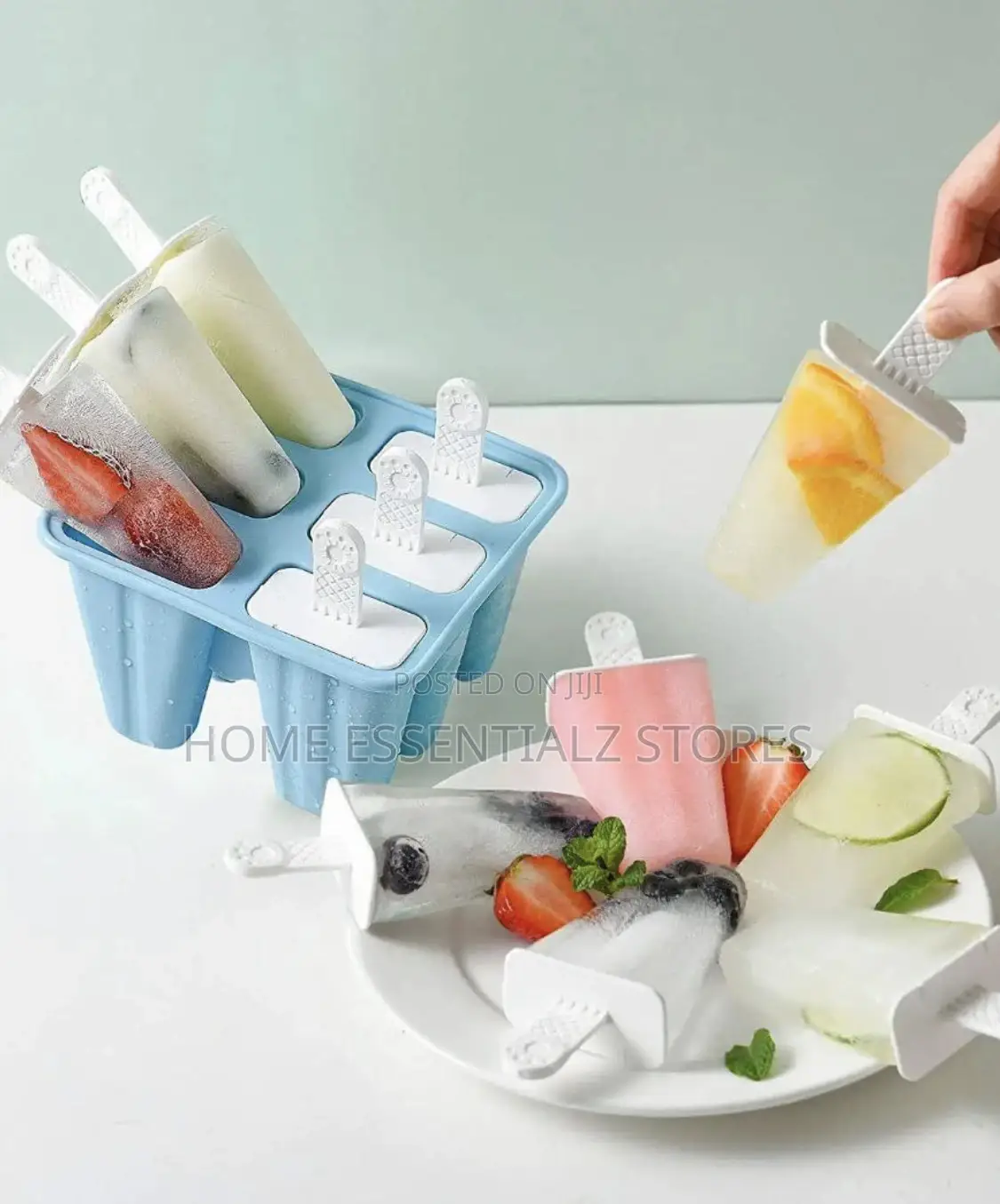 Silicone Popsicle Mould With Paddle Sticks