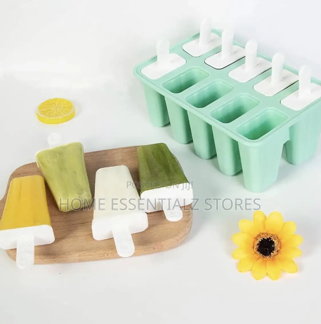 Silicone Popsicle Mould With Paddle Sticks