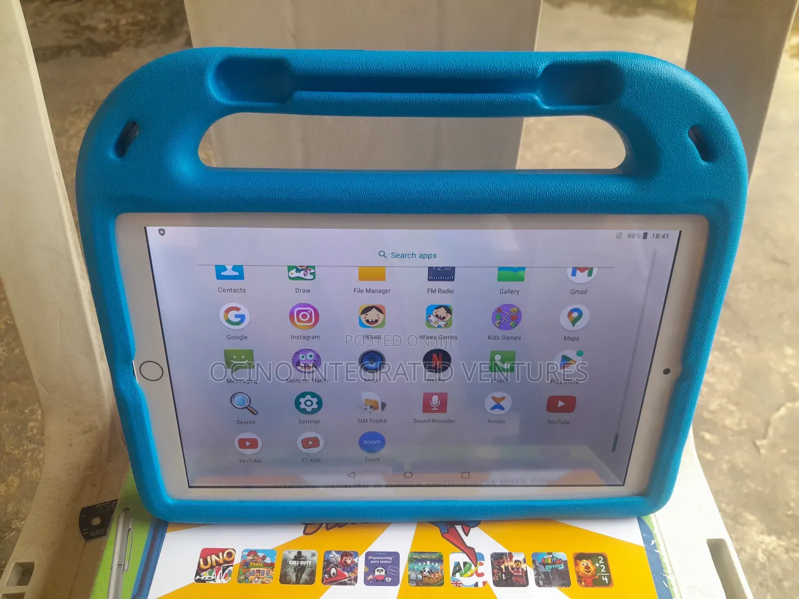 Rugged Unbreakable Touch Screen Sim Enabled Kids iPad