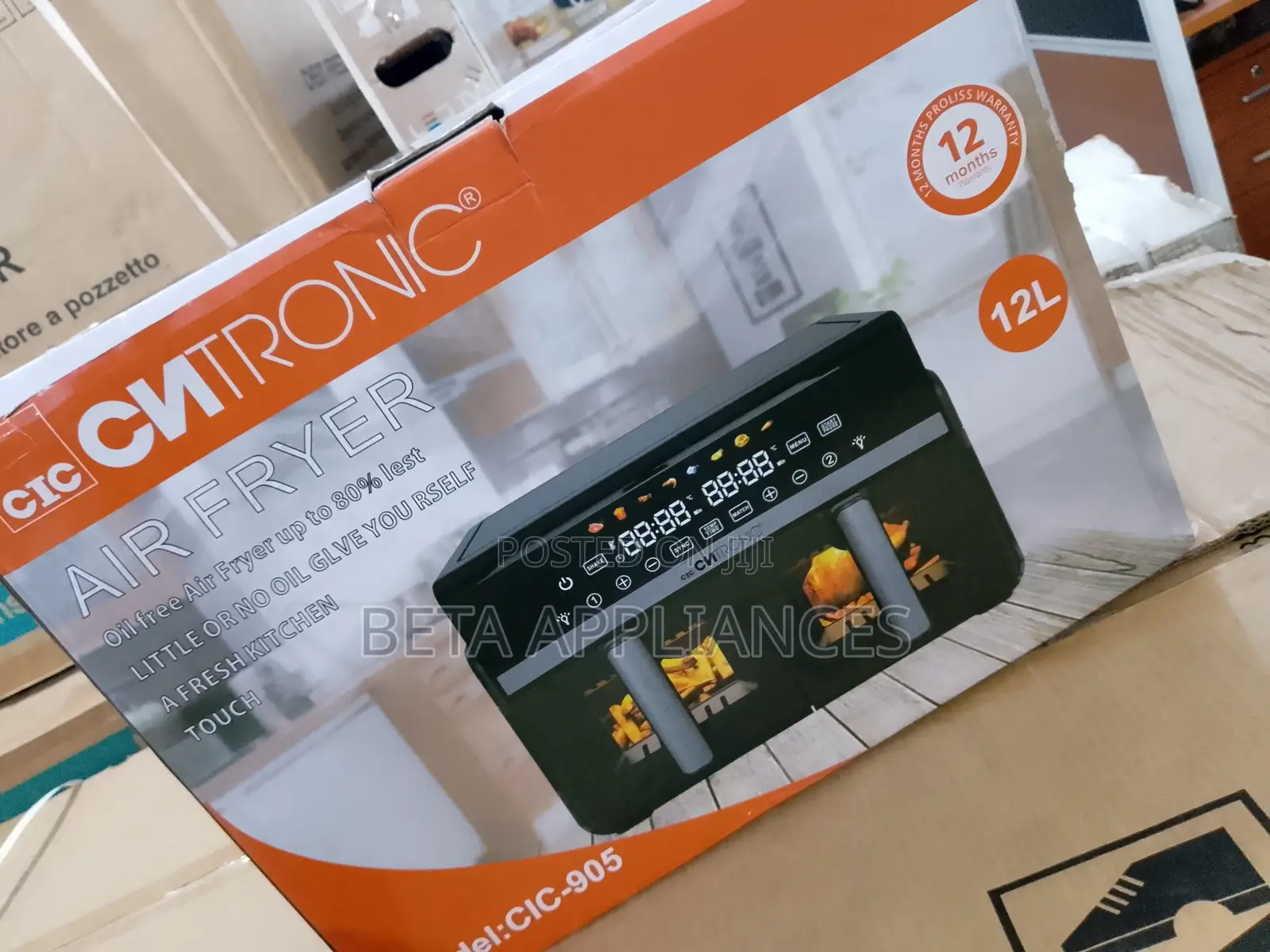 Cntronic 12l Extra Large Air Fryer