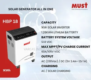 Must 1kva Solar Generator