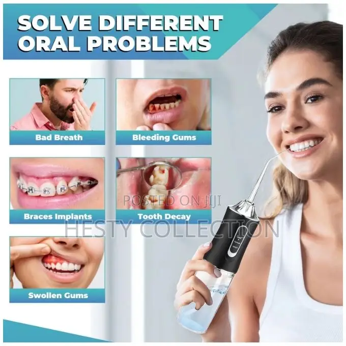 Portable Handheld Oral Irrigator Dental Floss