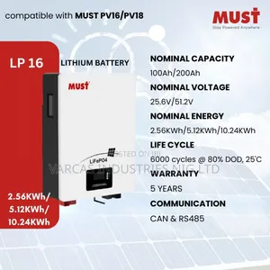Must 5.1kw / 10kw Lithium Batteries