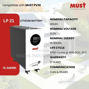 Must 15kw Lithium Iron Battery