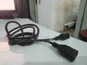 Ac Power Cord, C14 To C13, 18 Awg, 1', Black