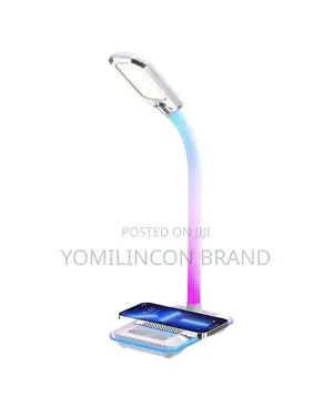 Porodo Multifunctional Esports Desk Lamp With Wireless Charger - White