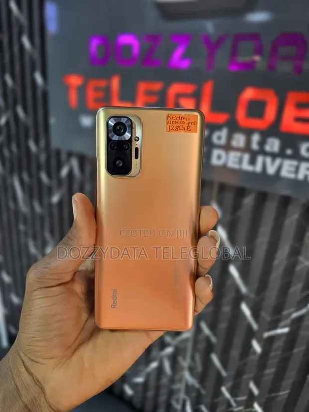 Xiaomi Redmi Note 10 Pro 128 GB Gold - DOZZYDATA TELEGLOBAL