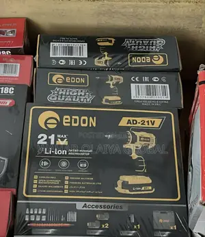 Edon 21v Cordless Drill Machine – Rechargeable Power Tool