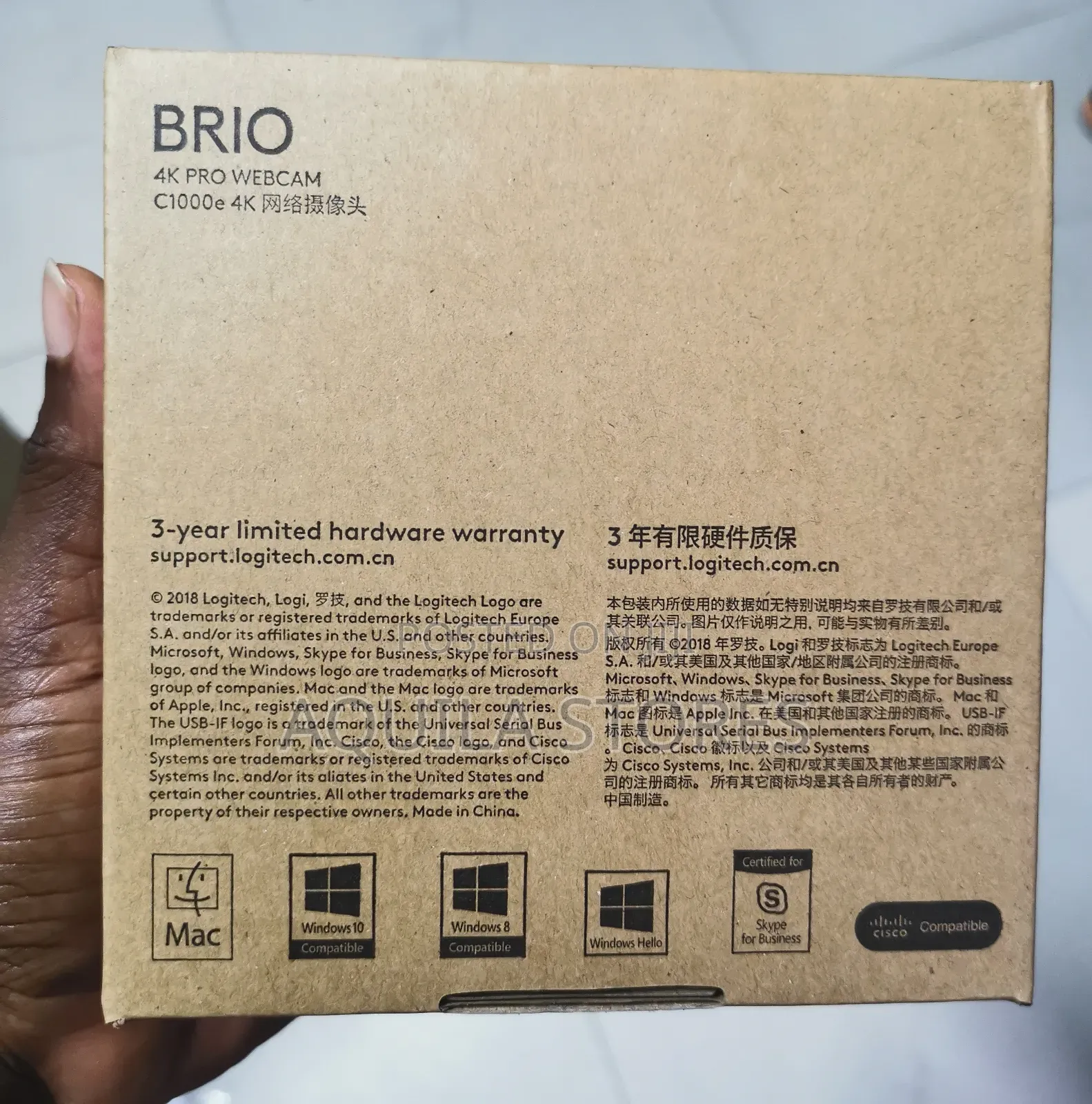 Logitech Brio Webcam