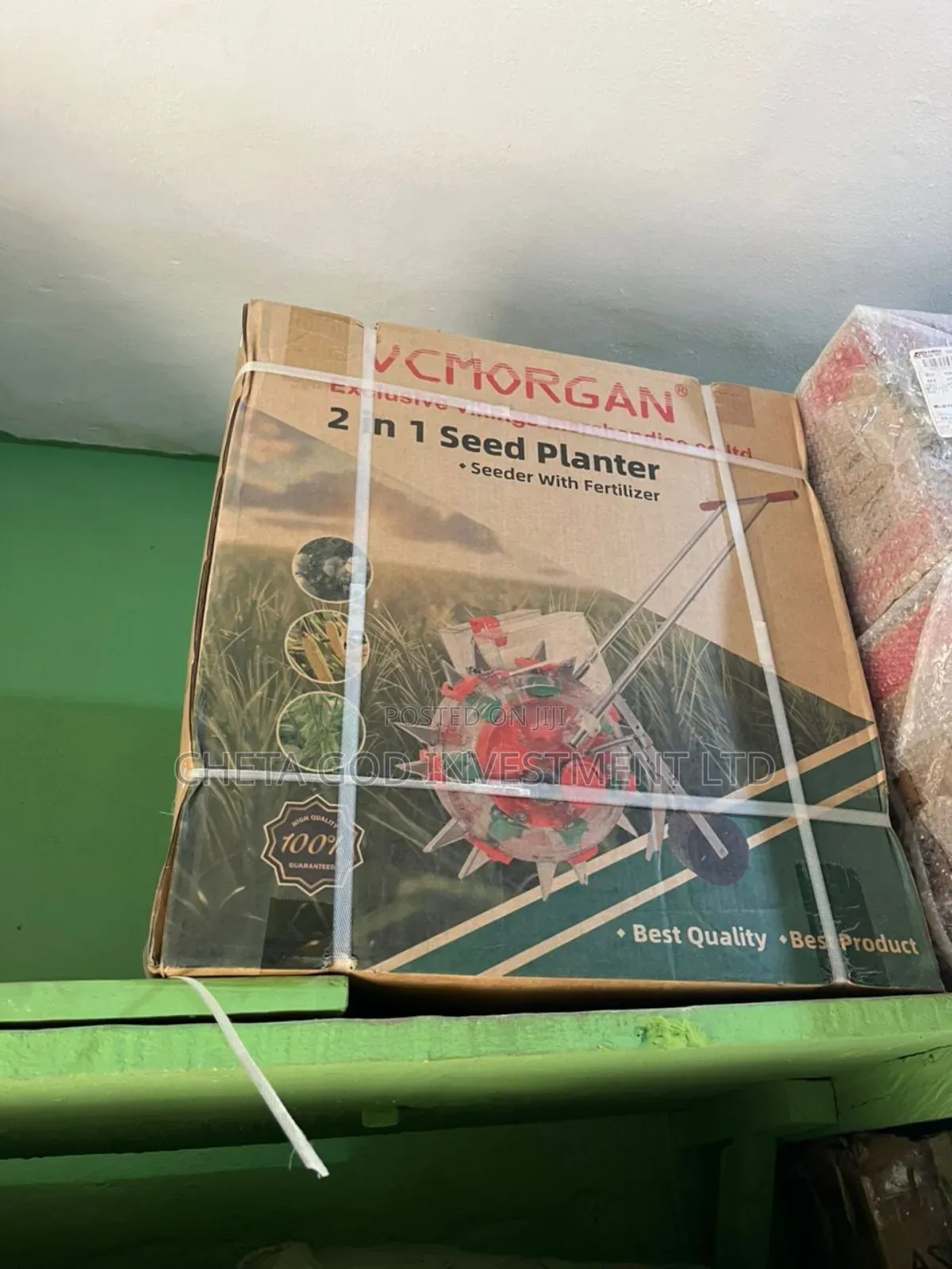Vcmorgan 2-in-1 Seed Planter