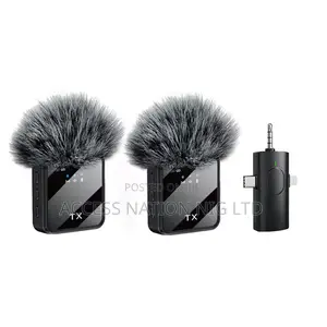 F11-2 3 In 1 Wireless Clip Collar Lavalier Microphone Video Recording