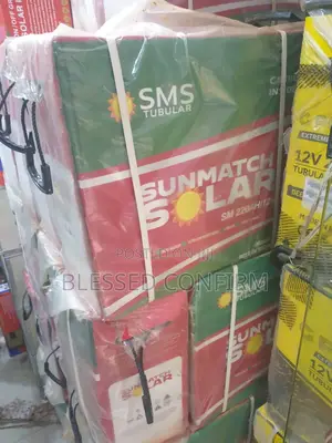 Original SMS 12v 220ah Solar Tubular Battery