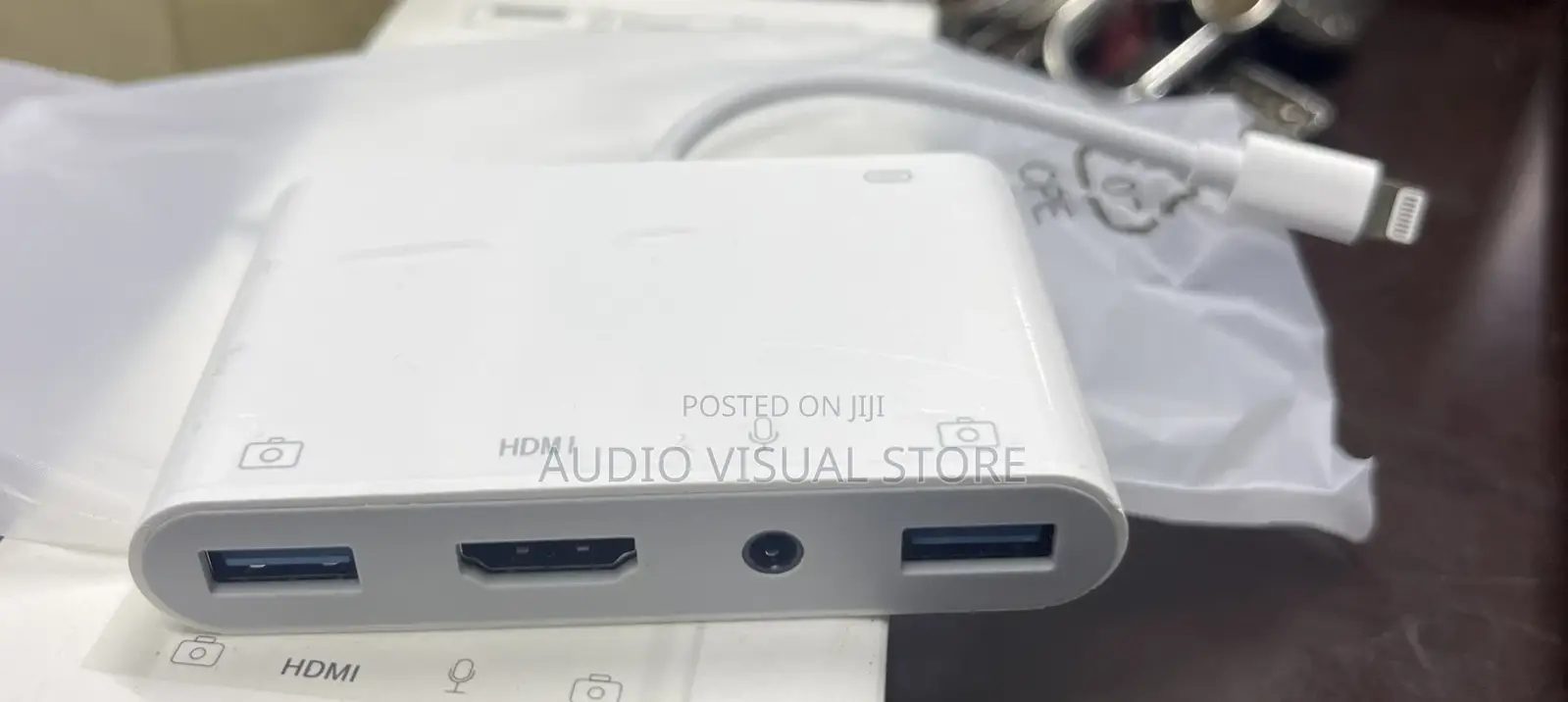 Lighting to Otg Audio Adapter