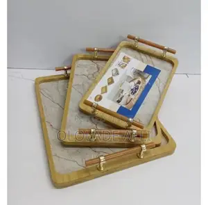 Generic 3 in 1 Bamboo Tray