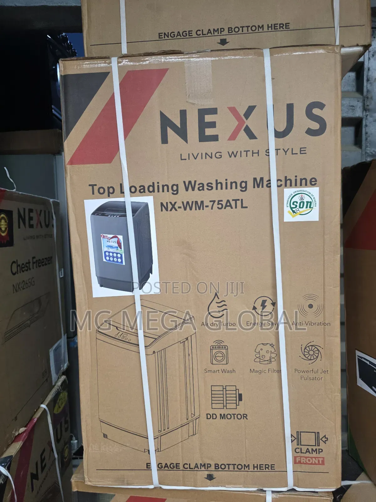 Nexus Top Loading Washing Machine 7kg