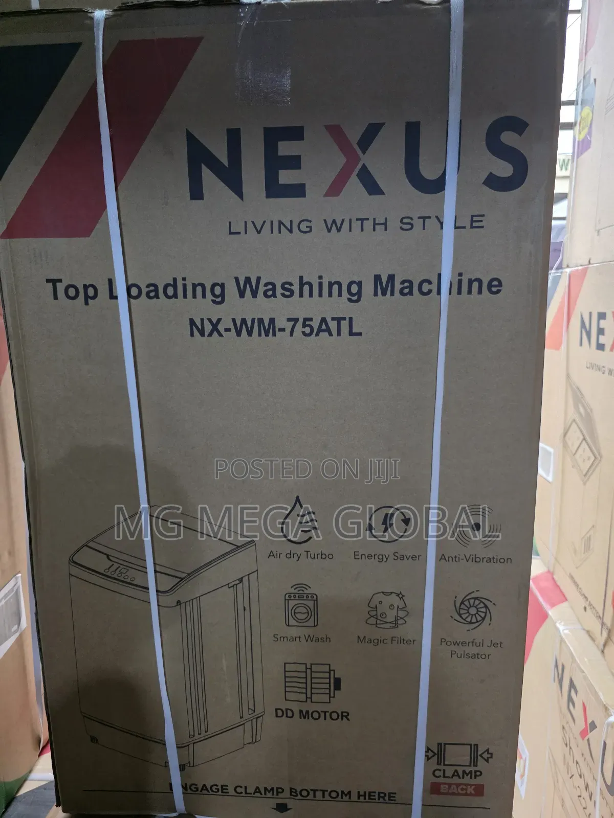 Nexus Top Loading Washing Machine 7kg