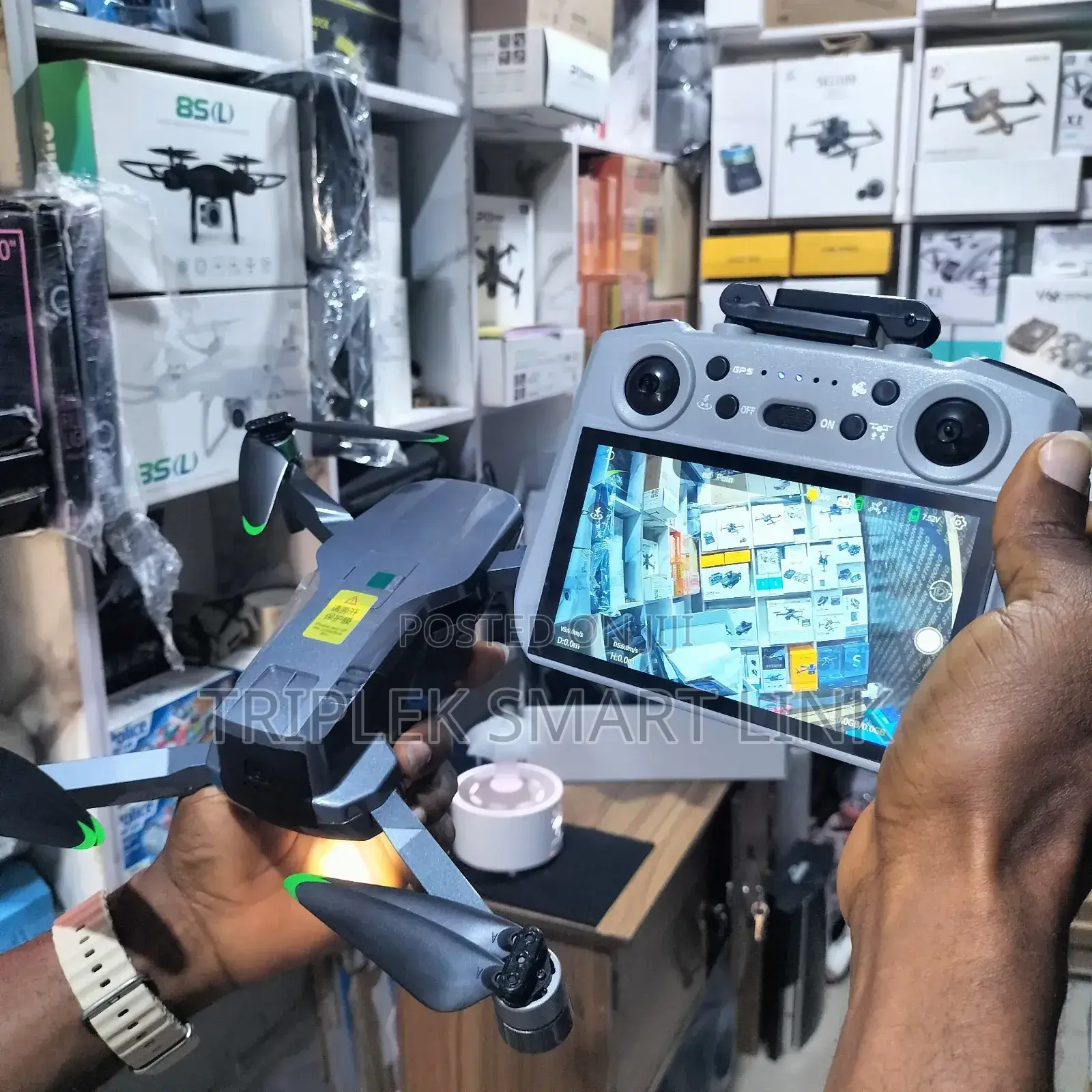 S155 Max GPS Drone Camera 5g Obstacle Avoidance Large Touch Screen