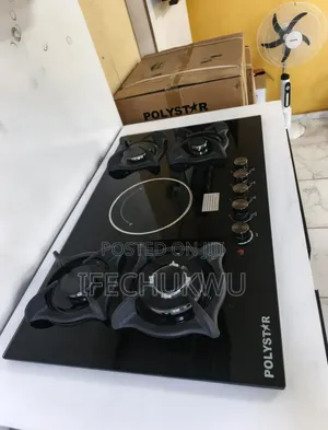 Original Quality Polystar Built-in Gas Electric Cooker 4 Gas 2 Ele