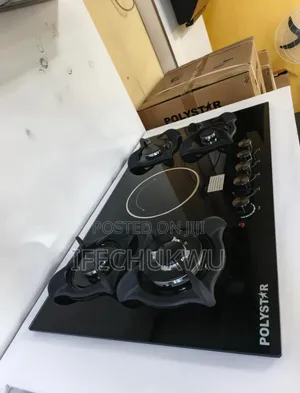 Original Polystar Built-in 90cm Gas Ele Cooker Hob 4+1 (5 Burners)