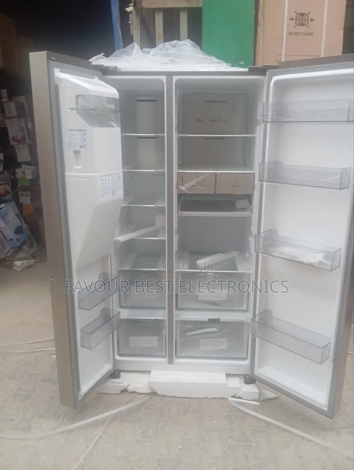 New Hisense Inverter Side by Side Fridge Ice Cube Maker Dispenser