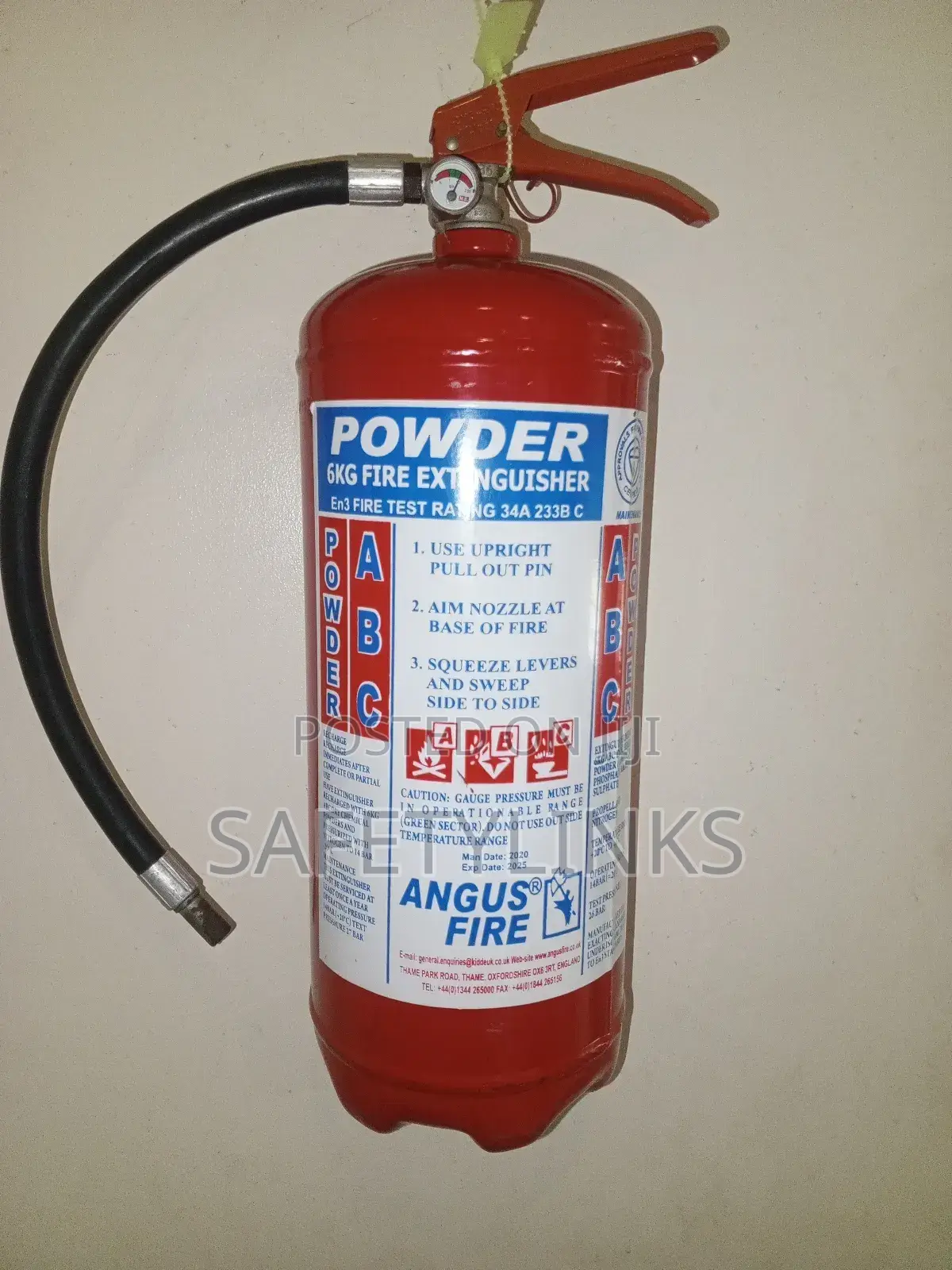 Workable Fire Extinguisher