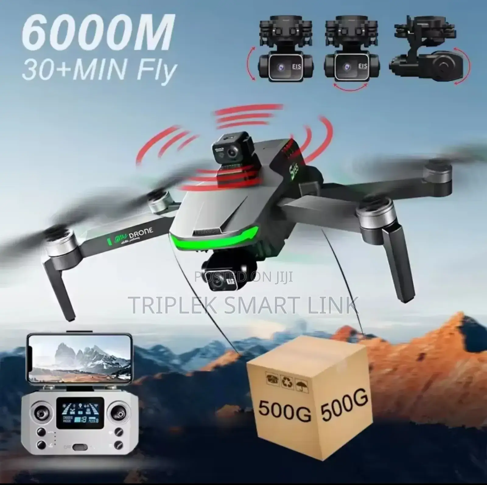 S155 Max GPS Drone Camera 5g Obstacle Avoidance Large Touch Screen