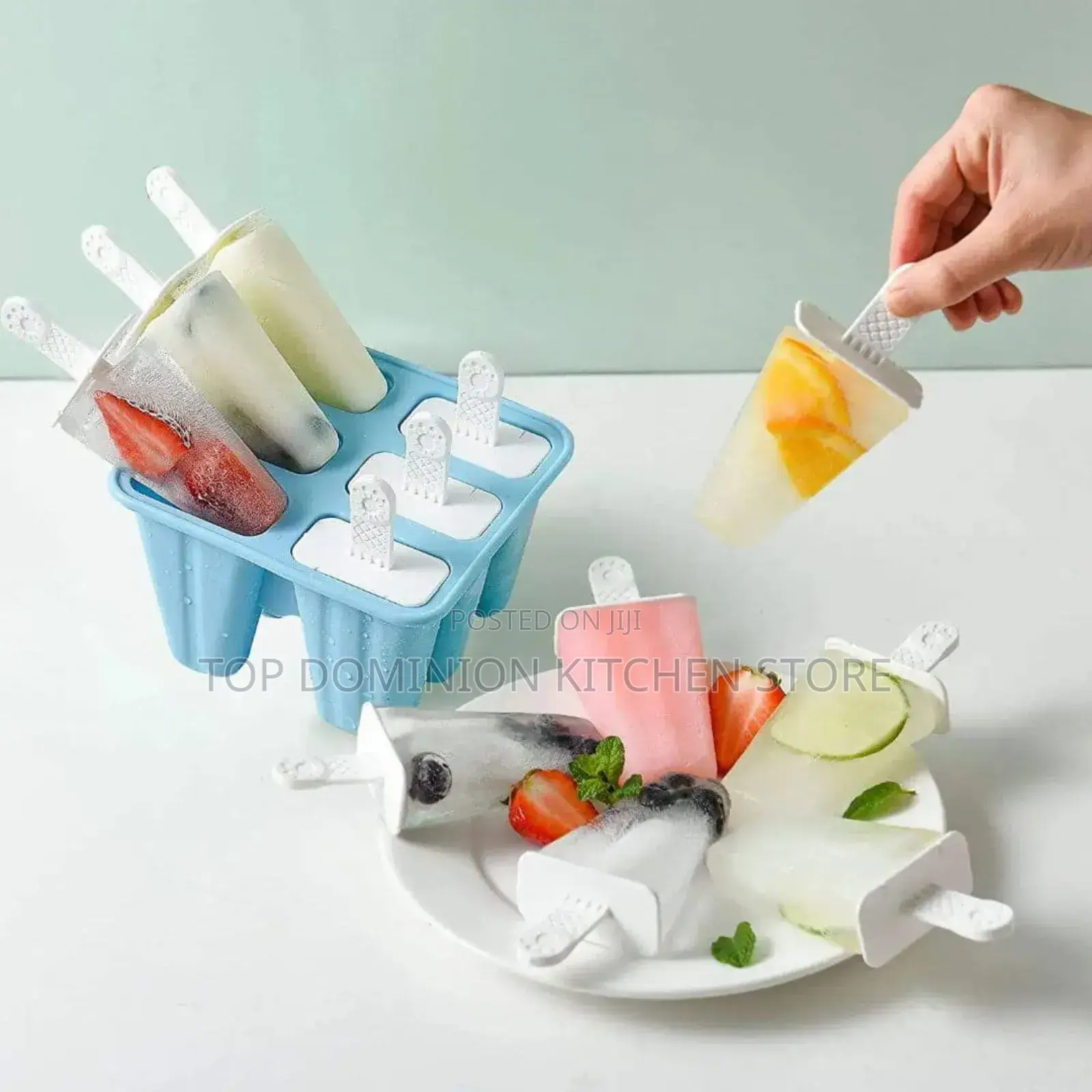 6 Slot Silicone Popsicle Mould