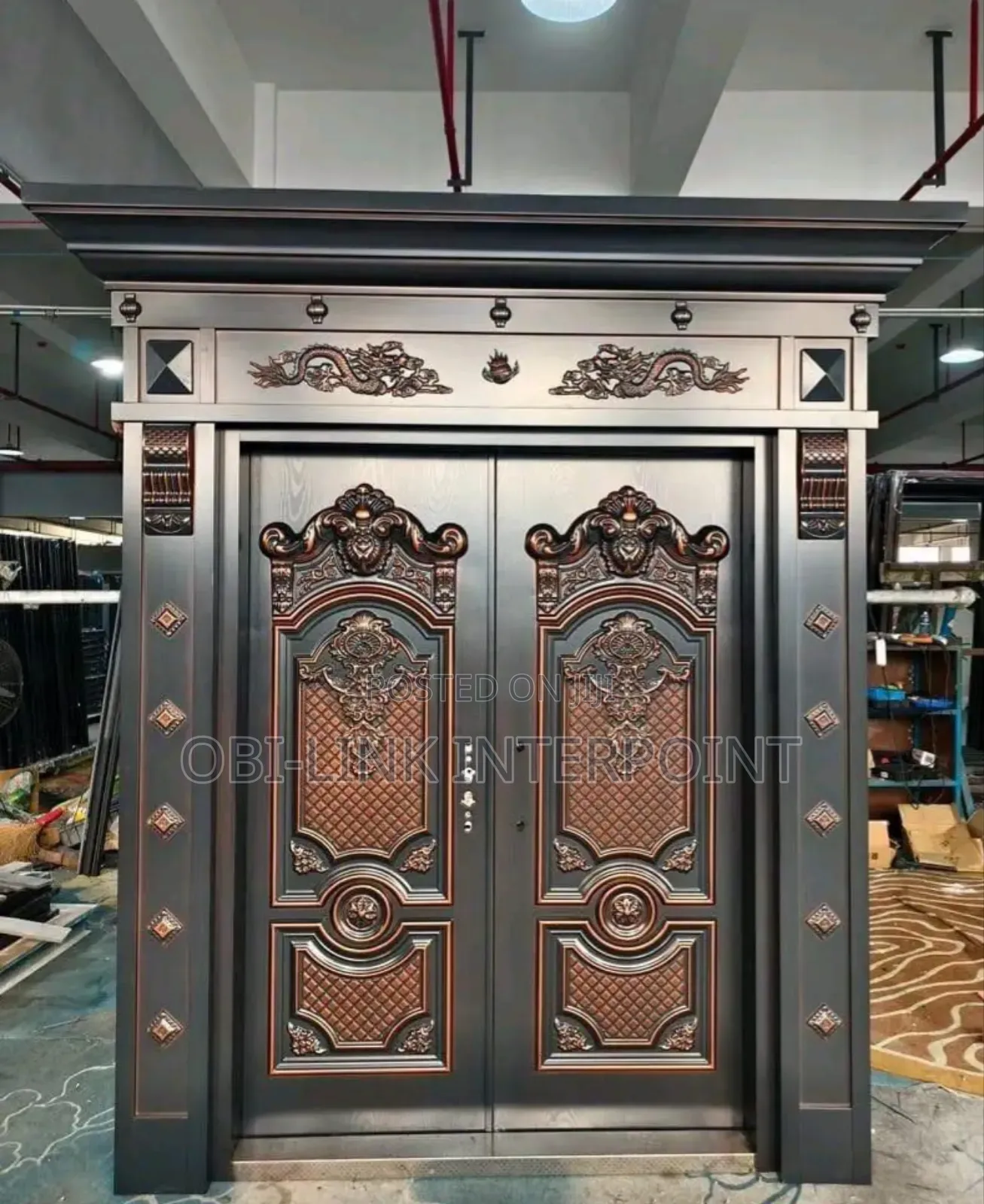 5ft Copper Security Door With Ark