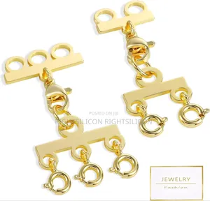 Usa Necklace Layering Clasps Gold Necklace Separator