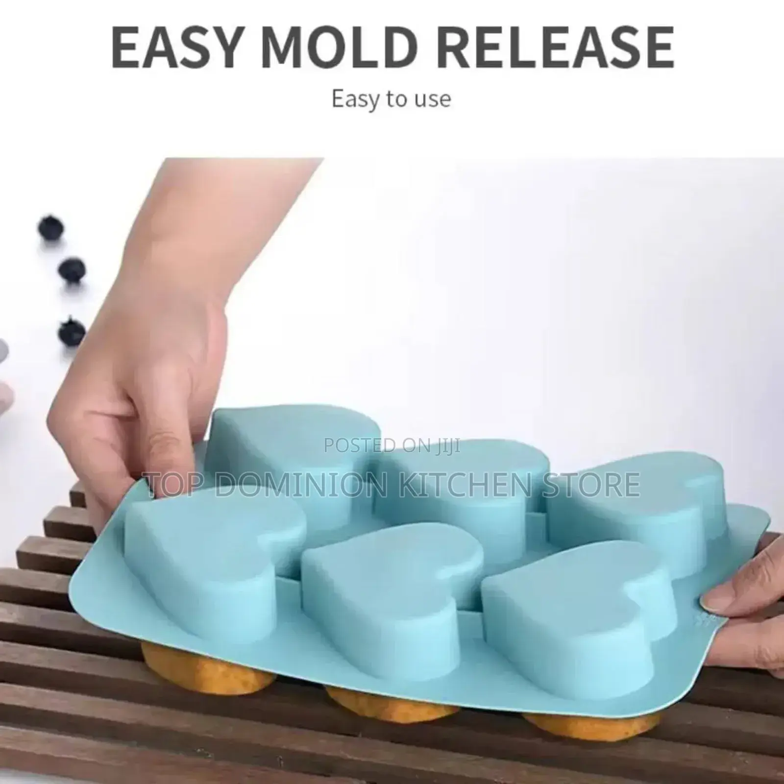 Silicone Heart Shape Cup Cake Mould