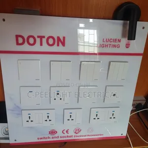 Doton White Switches and Sockets