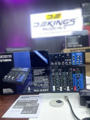 Yamaha Mg-04bt 4-Channel Analog Mixer Bluetooth and Usb Connectivity