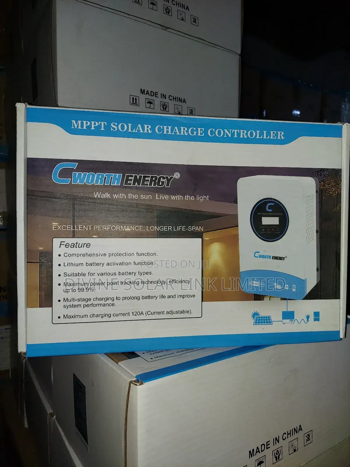 120a Charge Controller 12v 24v 48v
